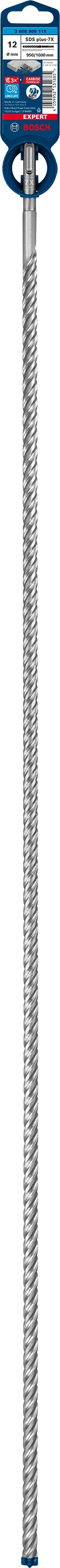 Бур Bosch SDS-plus 12x1005 мм 1 шт. 2608900115 - фото 3 Бур Bosch SDS-plus 12x1005 мм 1 шт. 2608900115 - фото 3