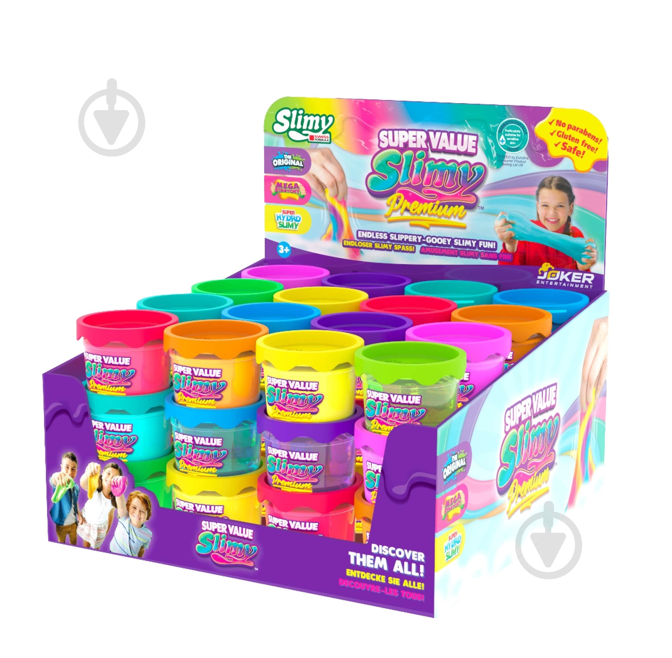 ᐉ Игрушка-антистресс Joker SLIMY Ассорти Премиум 56 г 36000