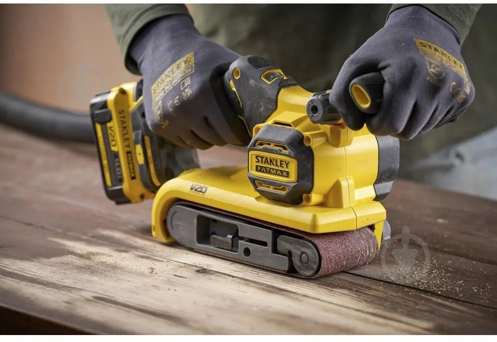 Ленточная шлифмашина Stanley FatMax SFMCW223B SFMCW223B - фото 10 Ленточная шлифмашина Stanley FatMax SFMCW223B SFMCW223B - фото 10