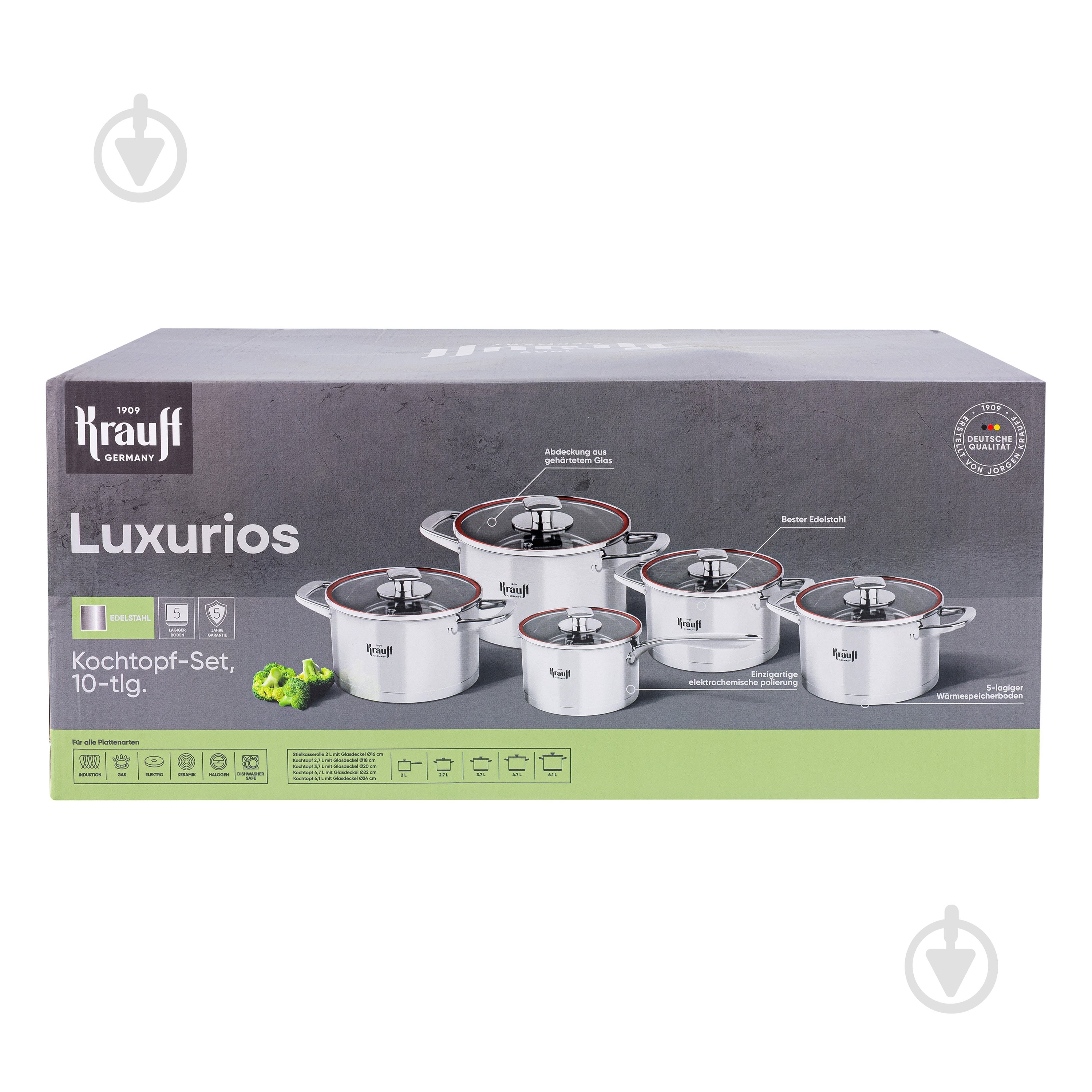 Набір посуду Krauff Luxurios 10 предметів 26-238-114 - фото 6