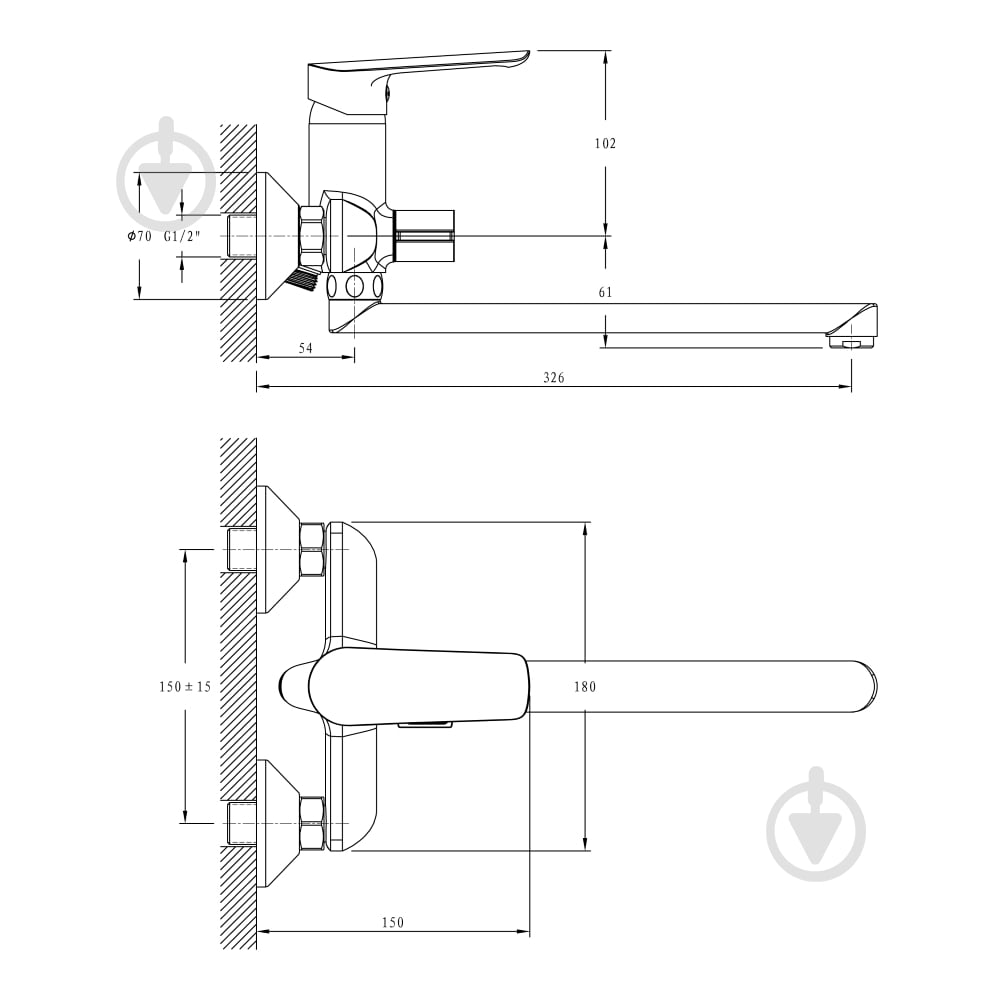 Смеситель для ванны Imprese Blanice 35330 - фото 3 Смеситель для ванны Imprese Blanice 35330 - фото 3
