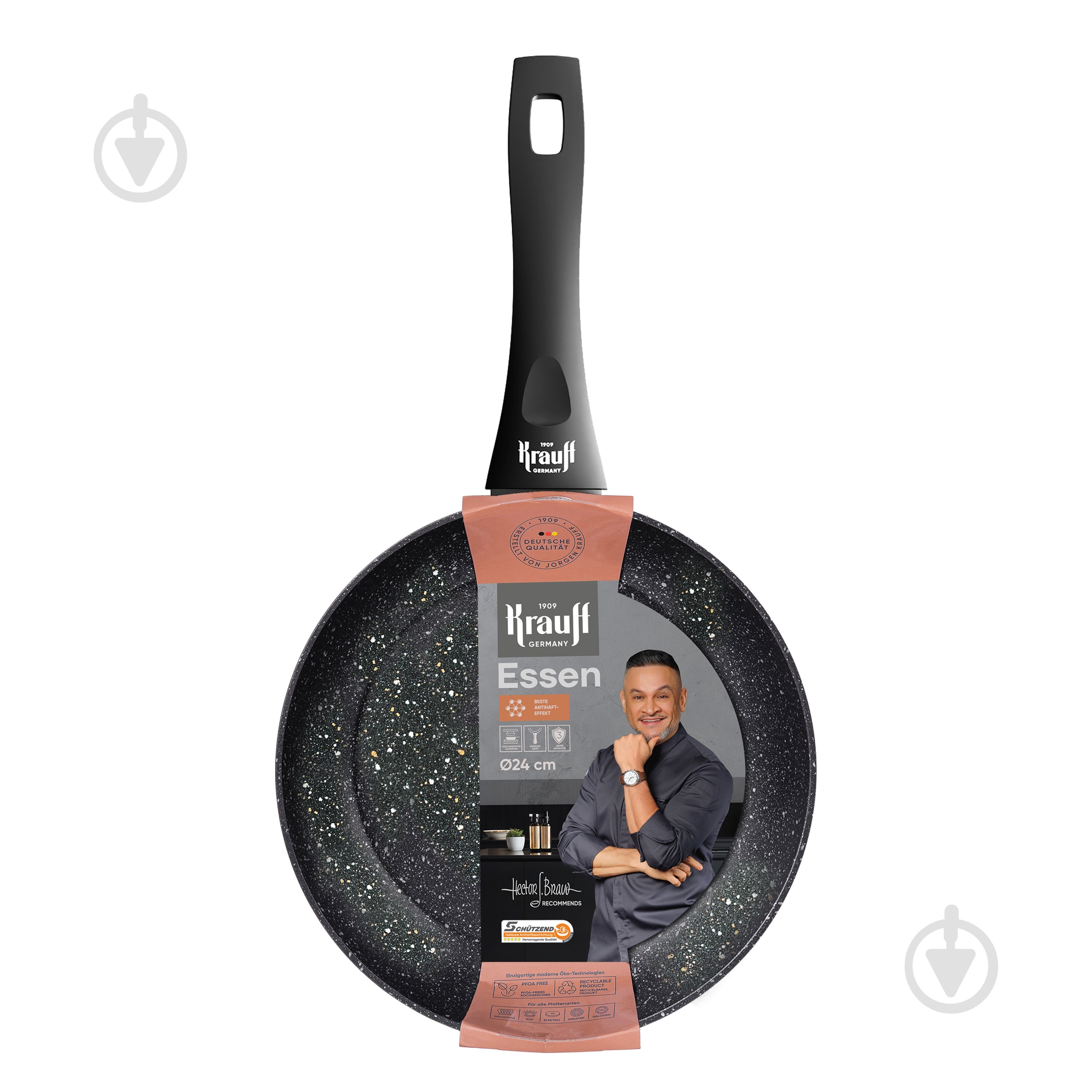 Сковорода Krauff Essen 24 см 25-45-238 - фото 1 Сковорода Krauff Essen 24 см 25-45-238 - фото 1
