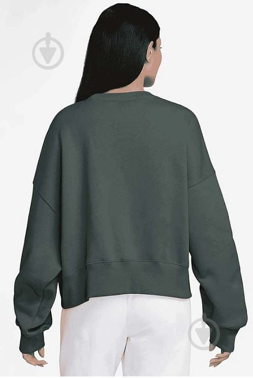 Світшот Nike W NSW PHNX FLC OOS LOGO CREW FV7674-338 р.L зелений - фото 3 Світшот Nike W NSW PHNX FLC OOS LOGO CREW FV7674-338 р.L зелений - фото 3
