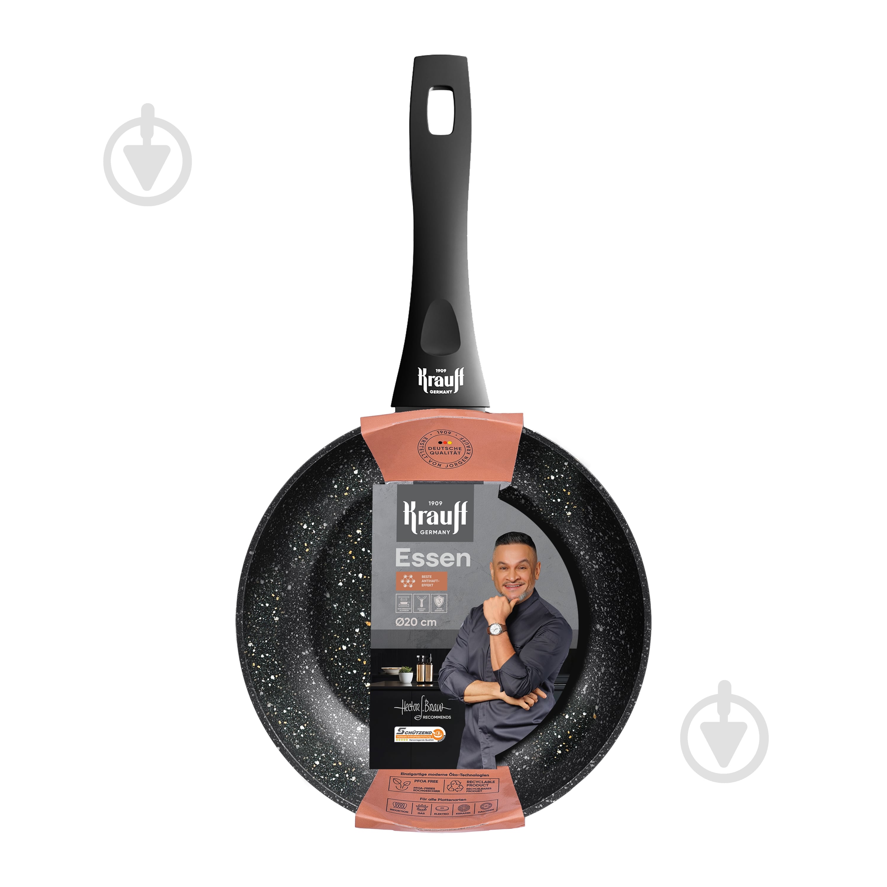 Сковорода Krauff Essen 20 см 25-45-237 - фото 1