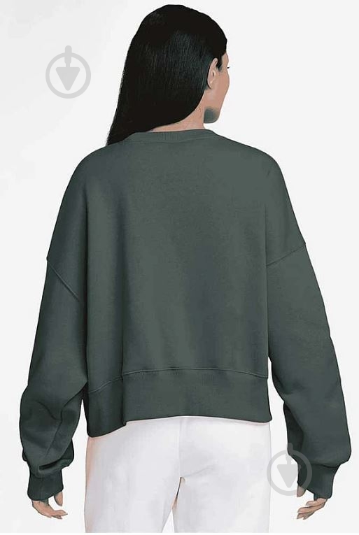 Свитшот Nike W NSW PHNX FLC OOS LOGO CREW FV7674-338 р.S зеленый - фото 3 Свитшот Nike W NSW PHNX FLC OOS LOGO CREW FV7674-338 р.S зеленый - фото 3