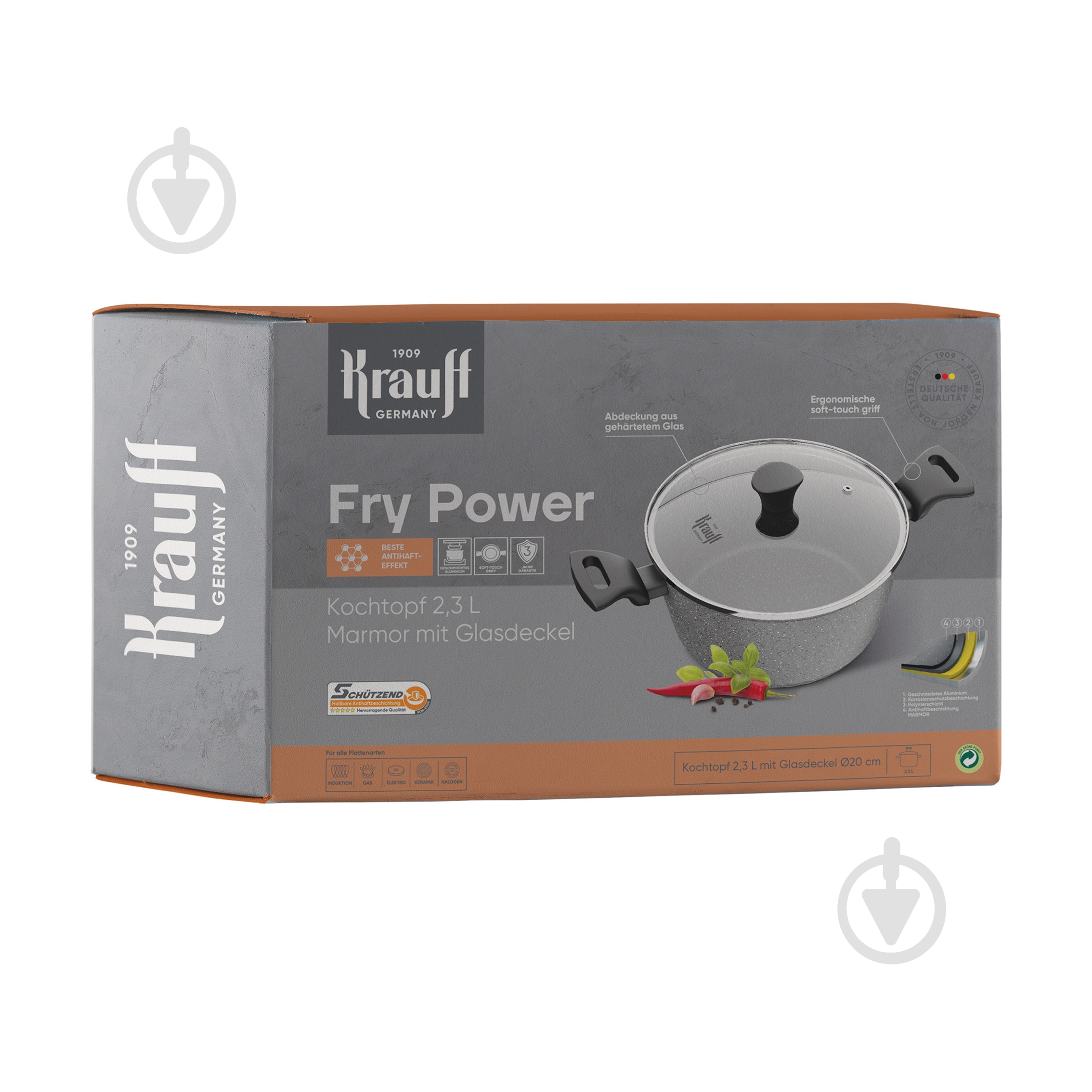 Каструля Krauff Fry Power 2,3 л 25-45-249 - фото 2