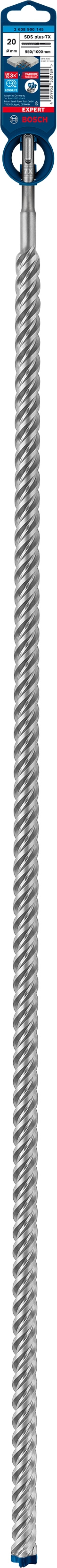 Бур Bosch SDS-plus 20x1000 мм 1 шт. 2608900145 - фото 3