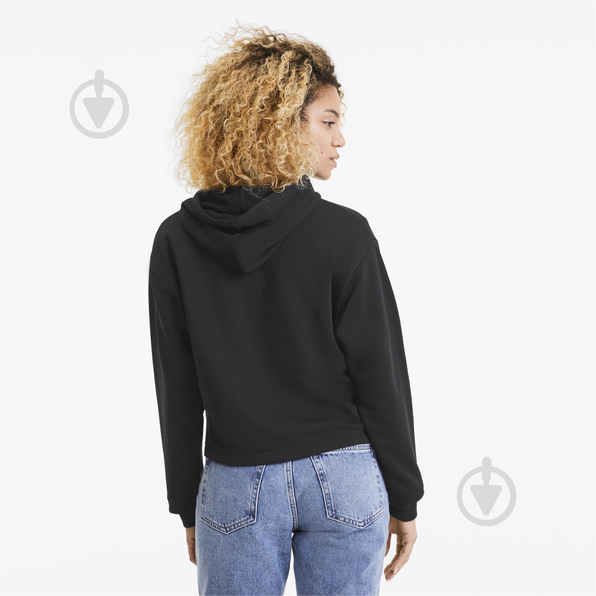 Джемпер Puma ESS+ Metallic Hoody TR 58241101 р. XS черный - фото 4