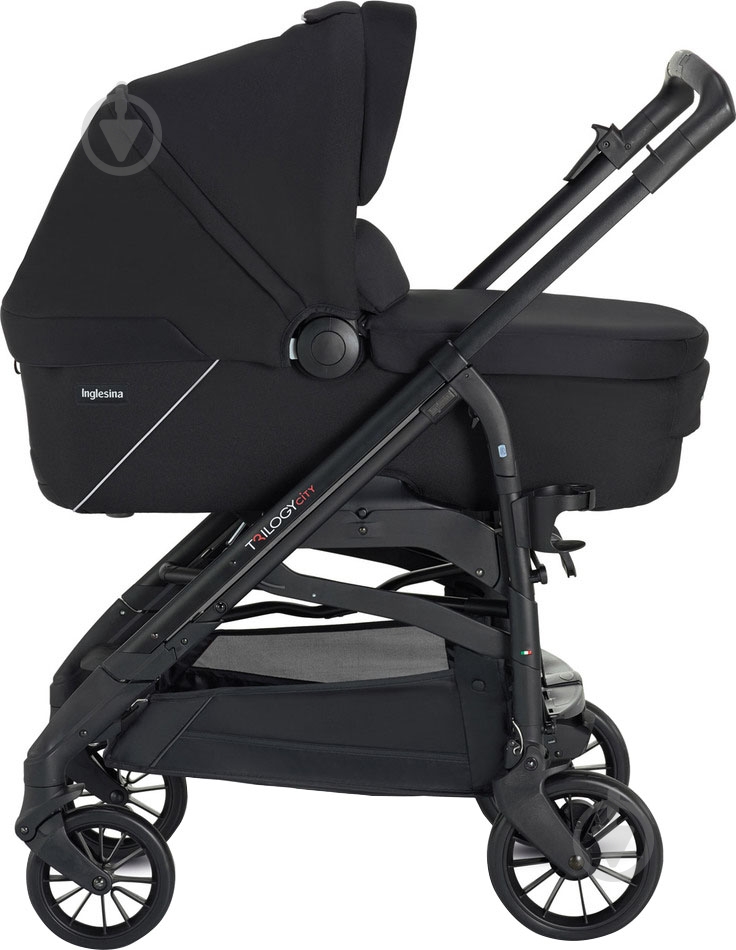 Коляска 3 в 1 Inglesina Trilogy Deep Black AA35H0DBK - фото 1