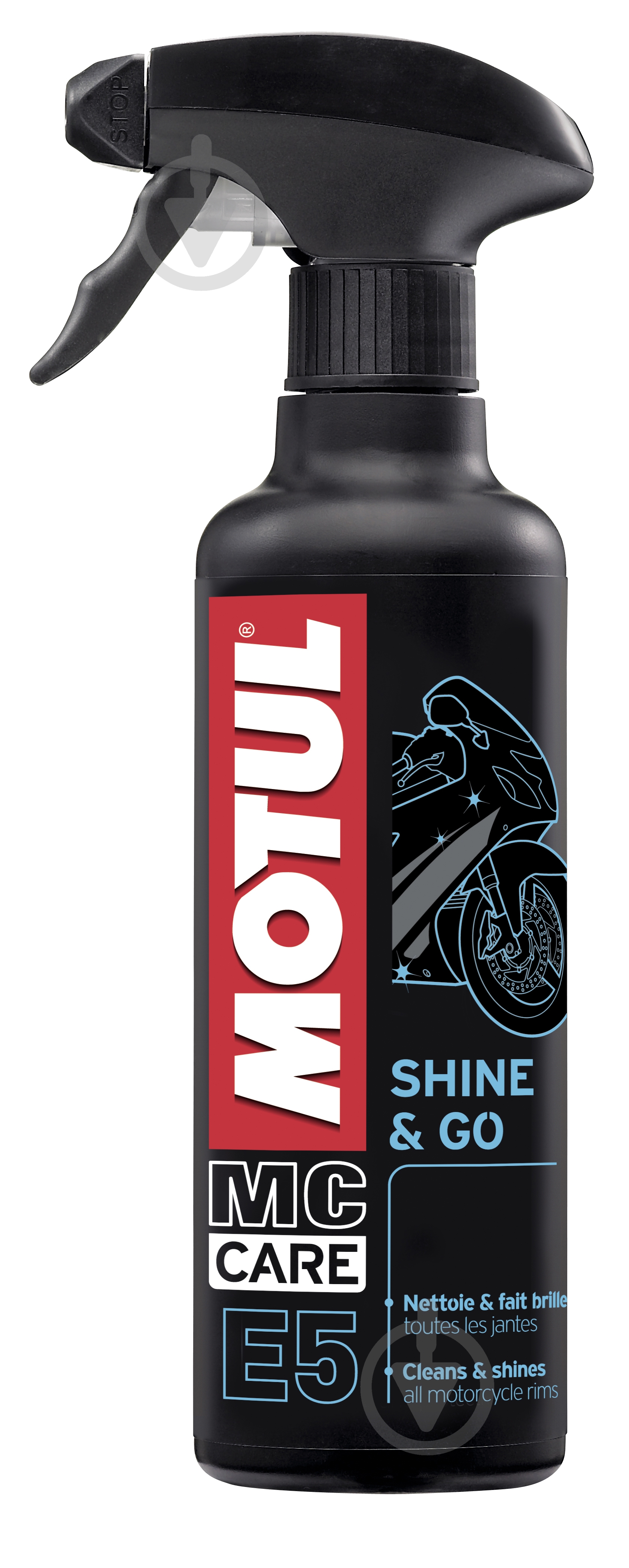 Очиститель Motul E5 Shine&Go 400 мл - фото 1