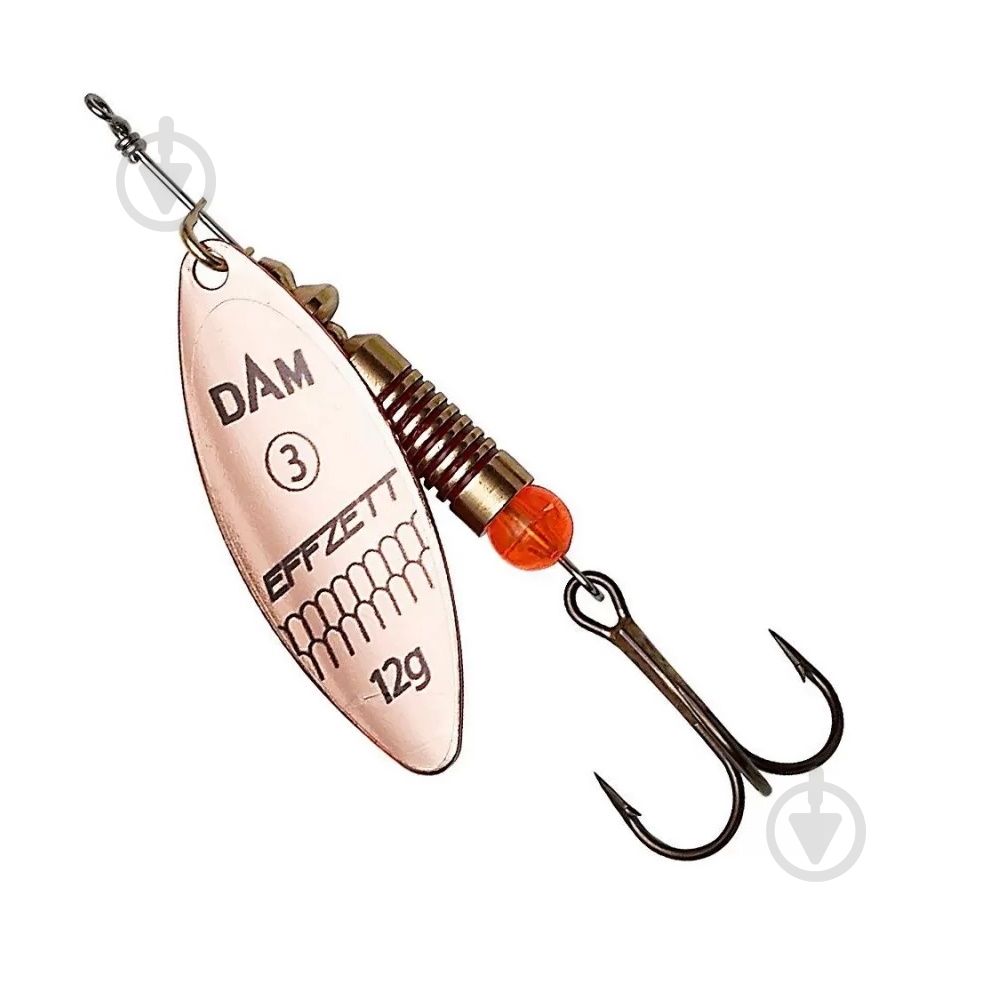 Блесна-вертушка DAM 3 г EFFZETT PREDATOR copper - фото 1