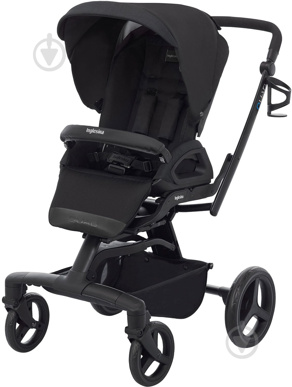 Коляска 3 в 1 Inglesina Quad Pro Total Black AA60H0TBK - фото 2 Коляска 3 в 1 Inglesina Quad Pro Total Black AA60H0TBK - фото 2