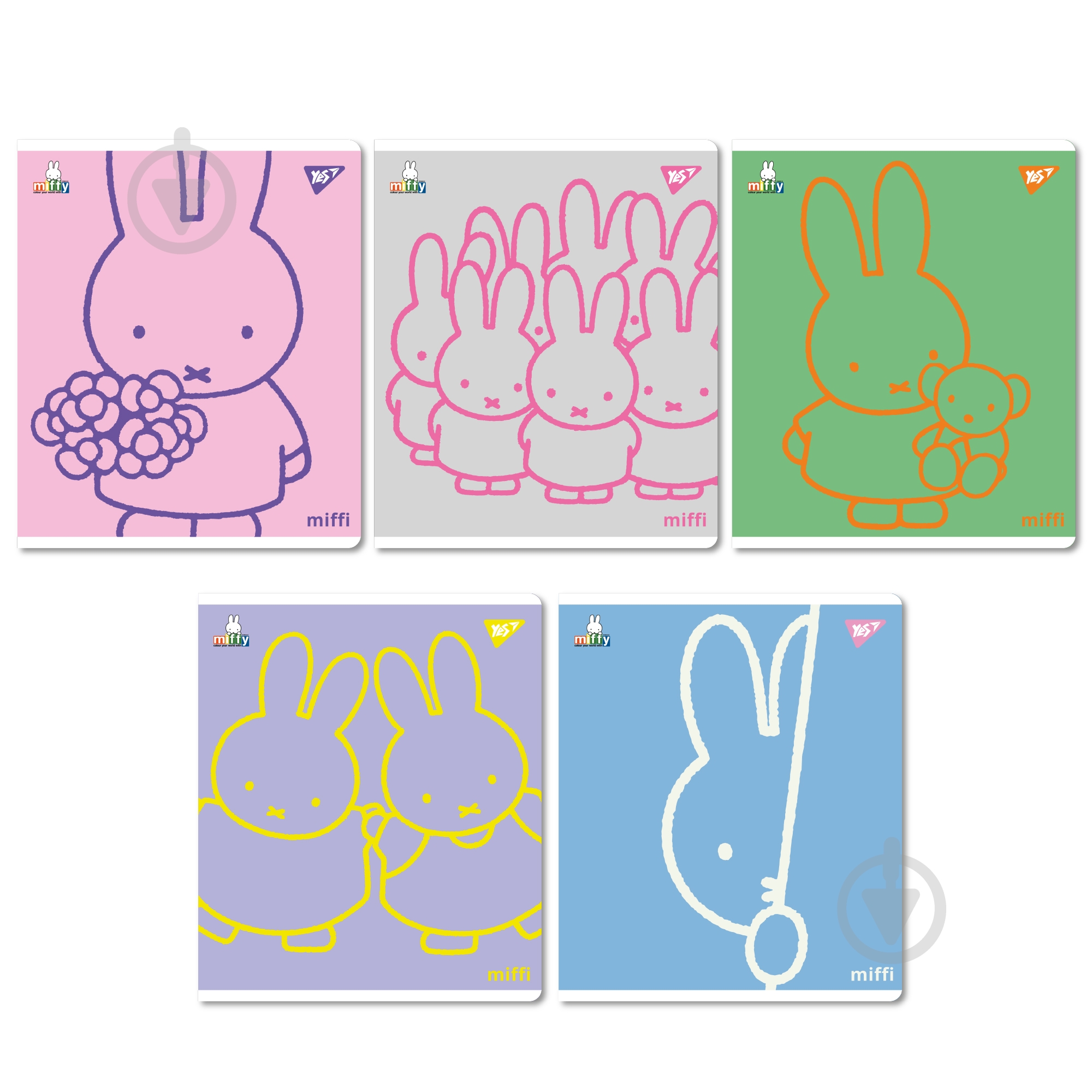 Тетрадь Miffy 12 листов линия YES - фото 1