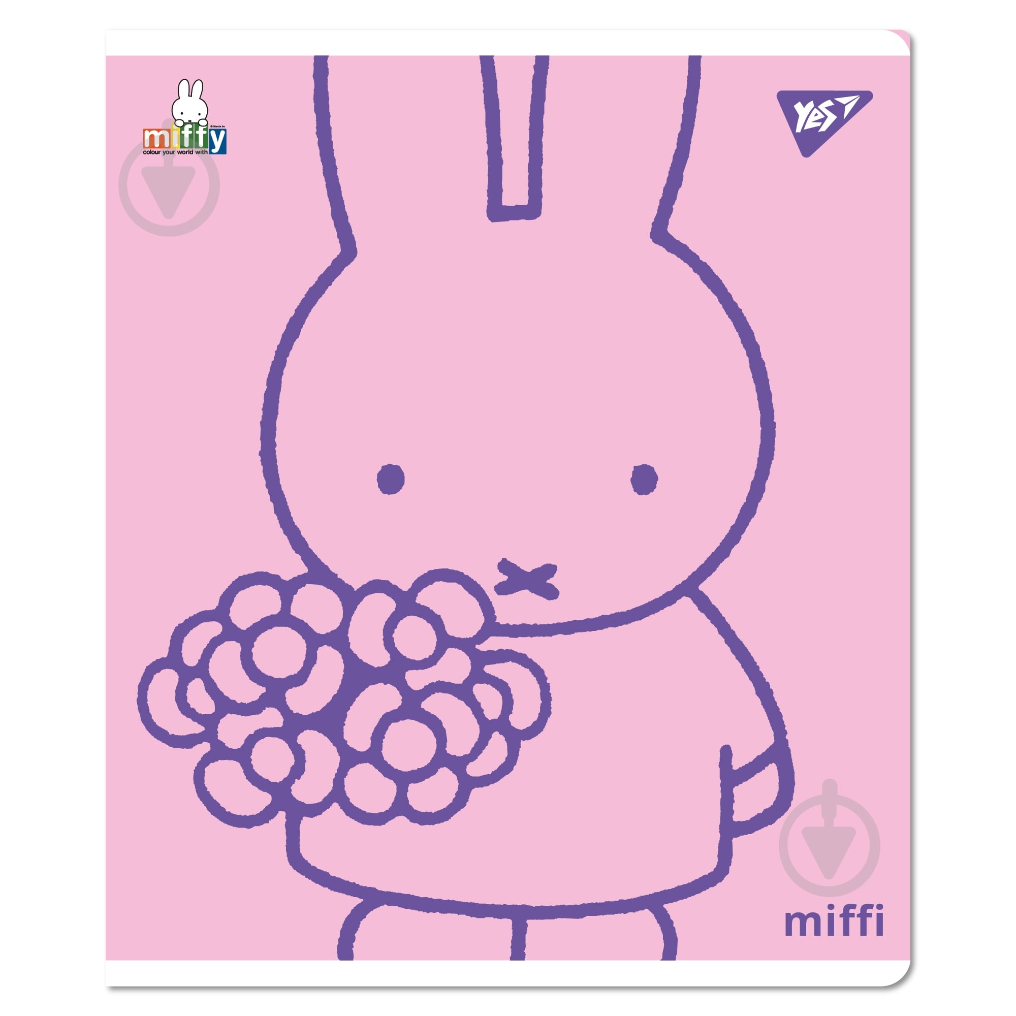 Тетрадь Miffy 12 листов линия YES - фото 2