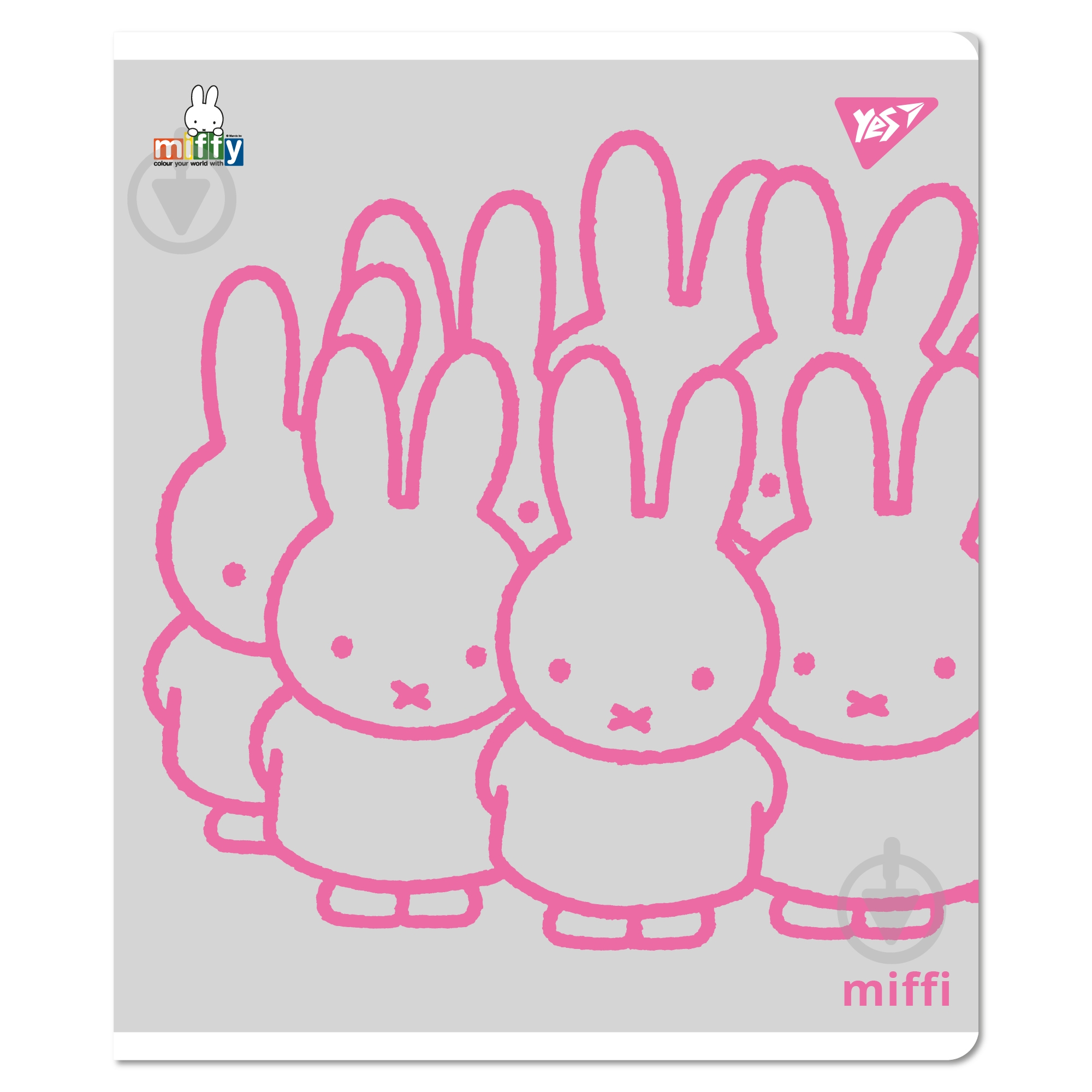 Тетрадь Miffy 12 листов линия YES - фото 3