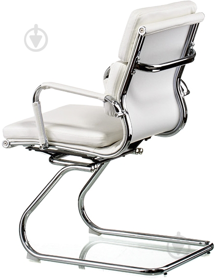 Крісло Special4You Solano 3 office artleather білий - фото 5