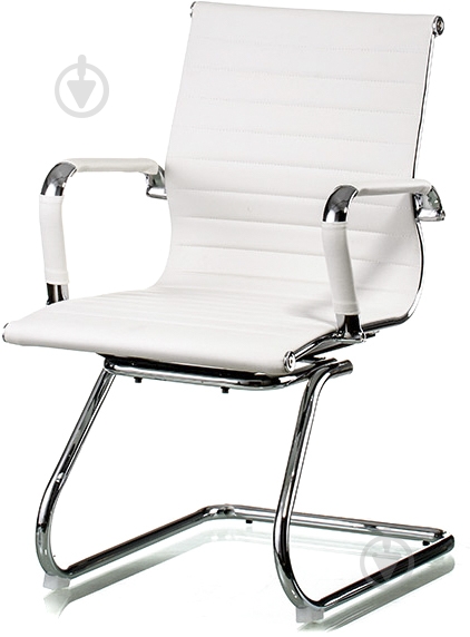 Крісло Special4You Solano office artleather білий - фото 1