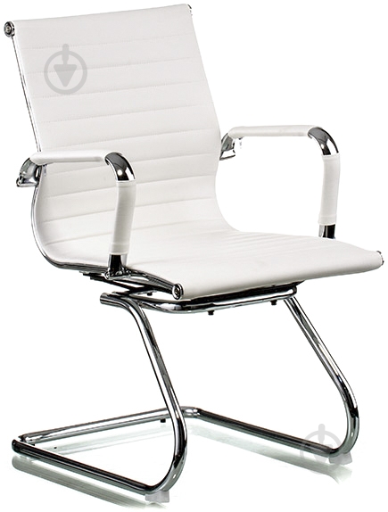 Крісло Special4You Solano office artleather білий - фото 2