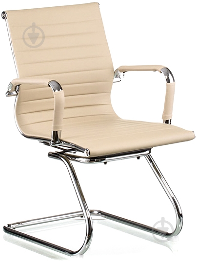 Крісло Special4You Solano office artleather бежевий - фото 2