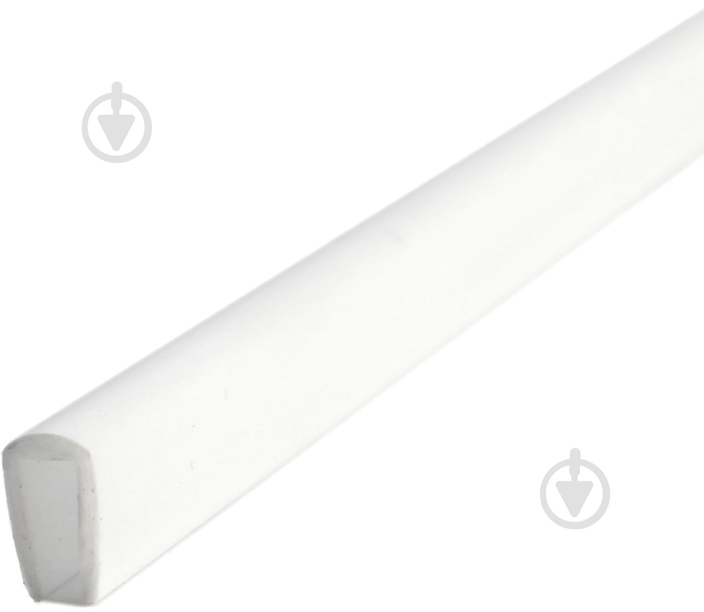 Профиль торцевой П-образный 2 мм 2 м белый - фото 1