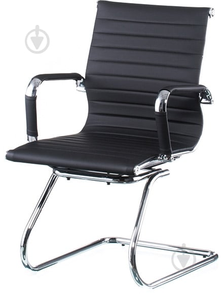 Кресло Special4You Solano office artleather черный - фото 1
