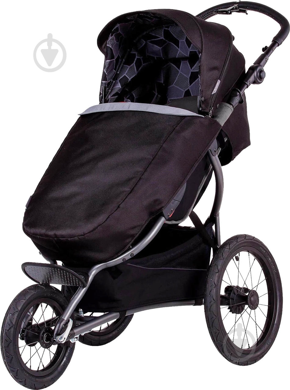 Коляска прогулочная X-lander X-Run Carbon black - фото 3
