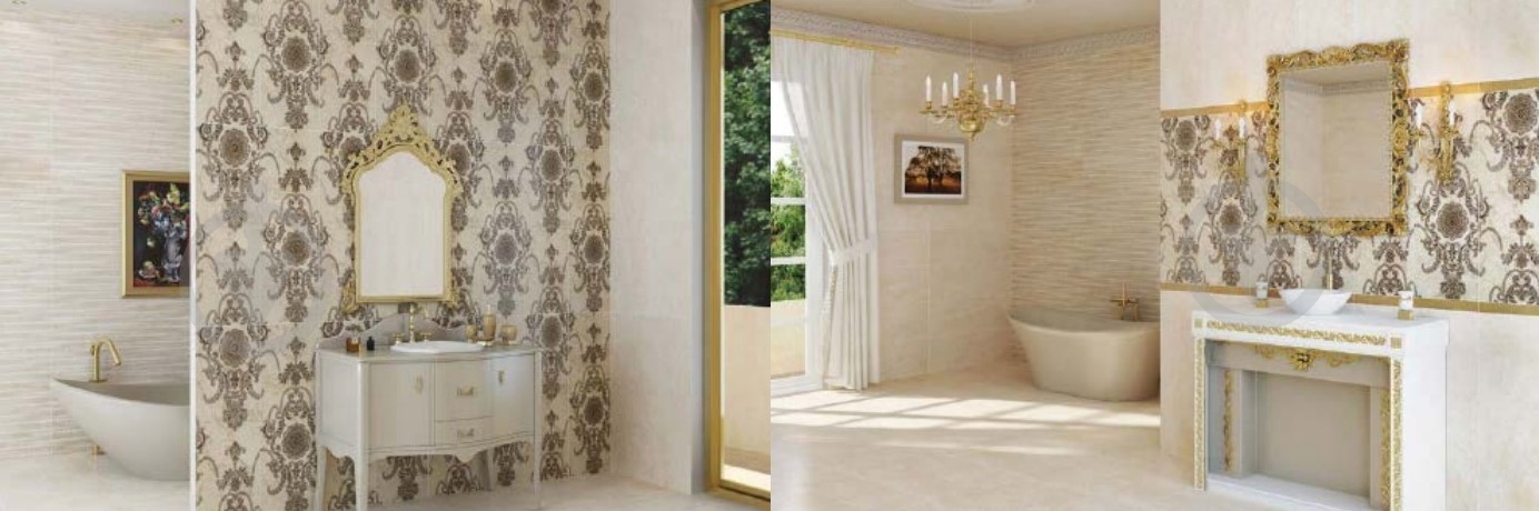 Плитка TABRIZ TILE Kenia Cream 33x100 - фото 3