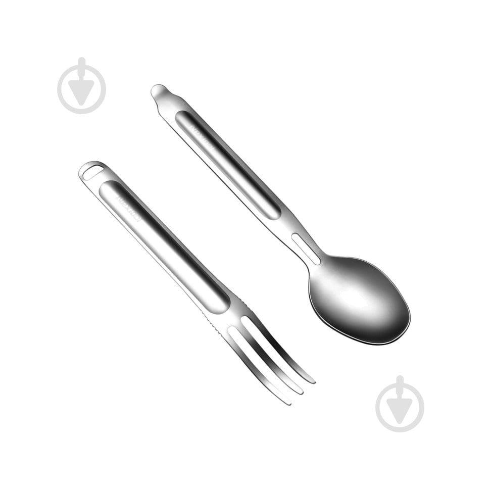 Ложка-виделка NexTool Portable Stainless Steel Tableware, нержавіюча сталь - фото 3 Ложка-виделка NexTool Portable Stainless Steel Tableware, нержавіюча сталь - фото 3