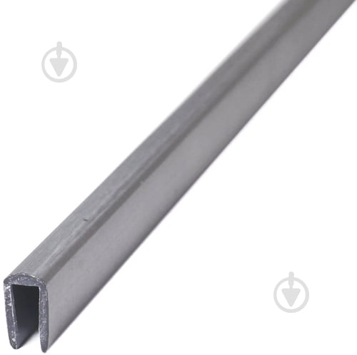 Профиль торцевой П-образный 2 мм 2 м серый - фото 1