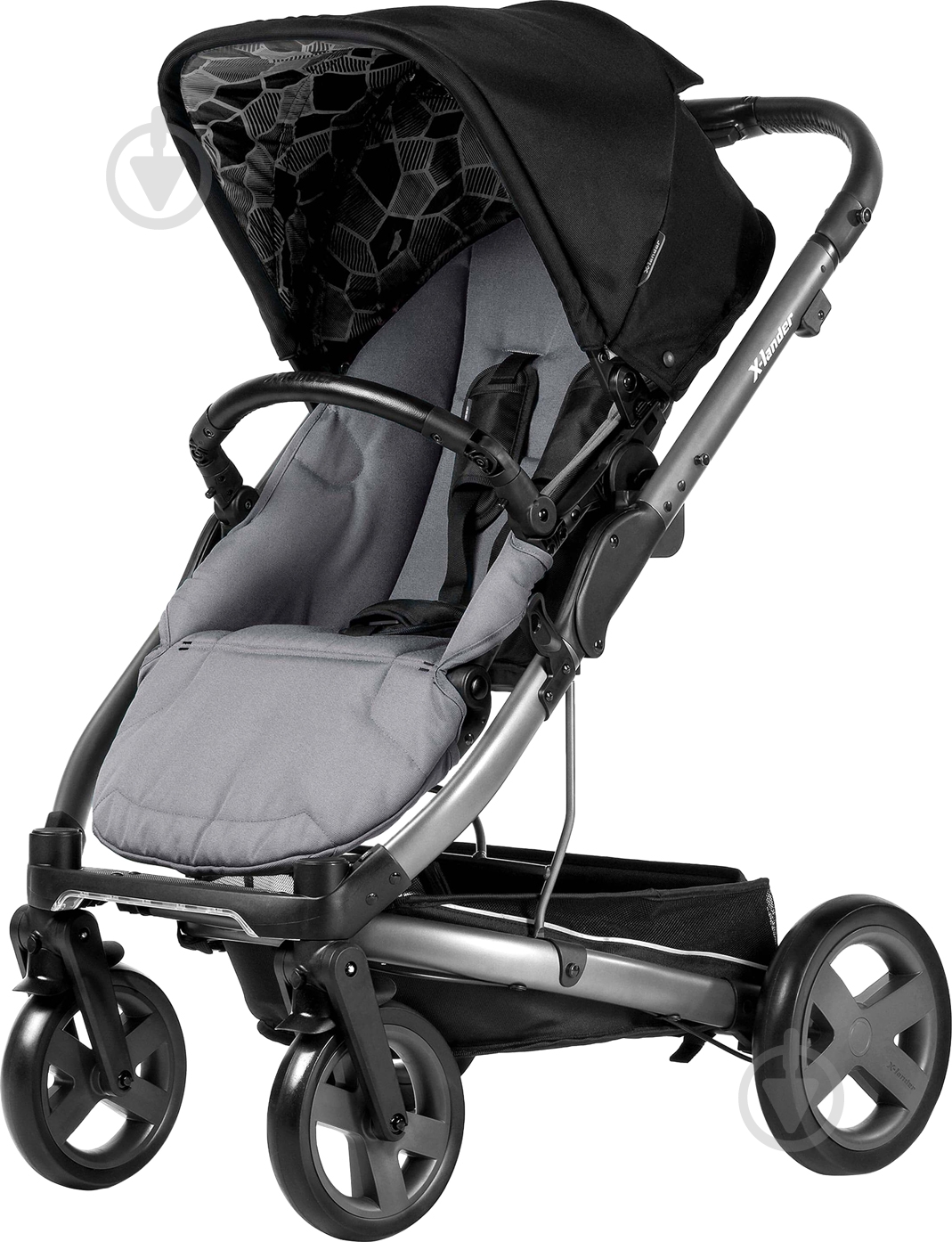 Коляска прогулочная X-lander X-Cite Carbon black - фото 1