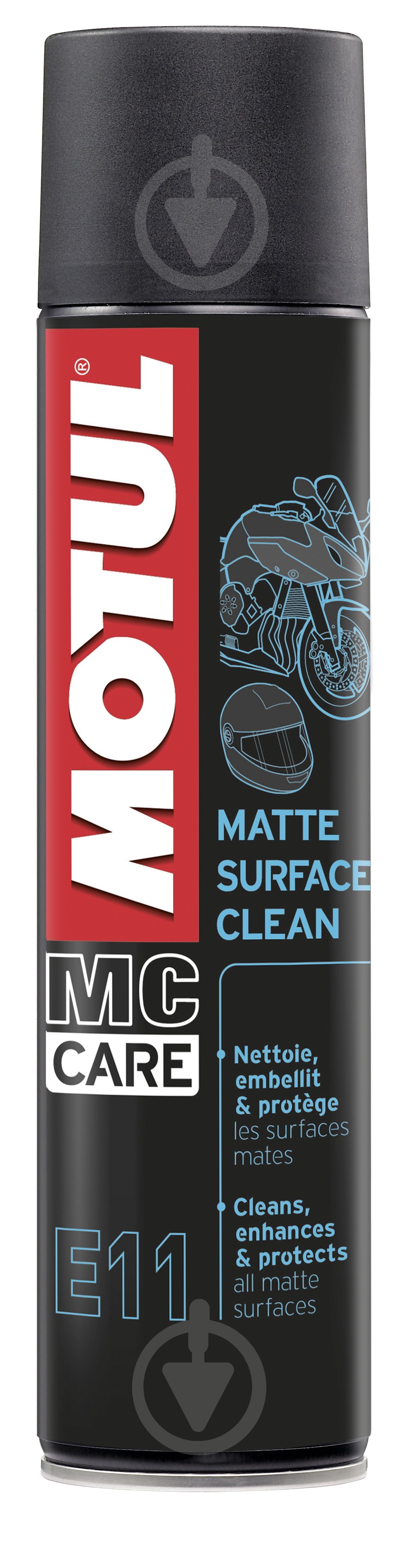 Очиститель Motul E11 Matte Surface Clean 400 мл - фото 1