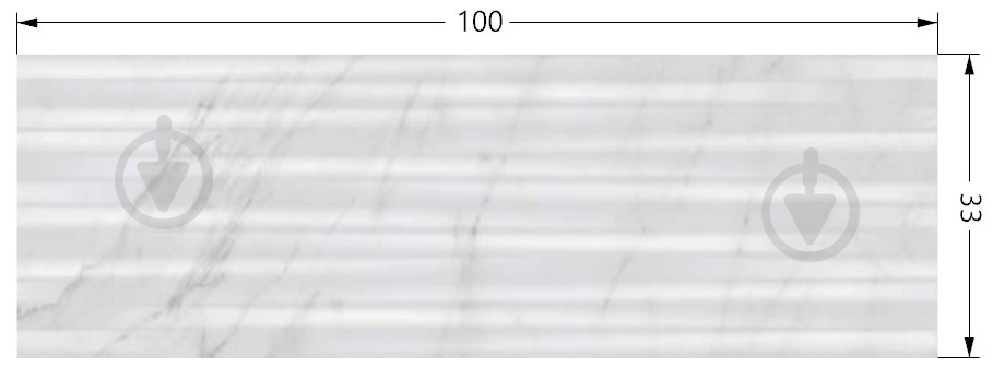 Плитка TABRIZ TILE Vienna White Concept 33x100 - фото 2 Плитка TABRIZ TILE Vienna White Concept 33x100 - фото 2