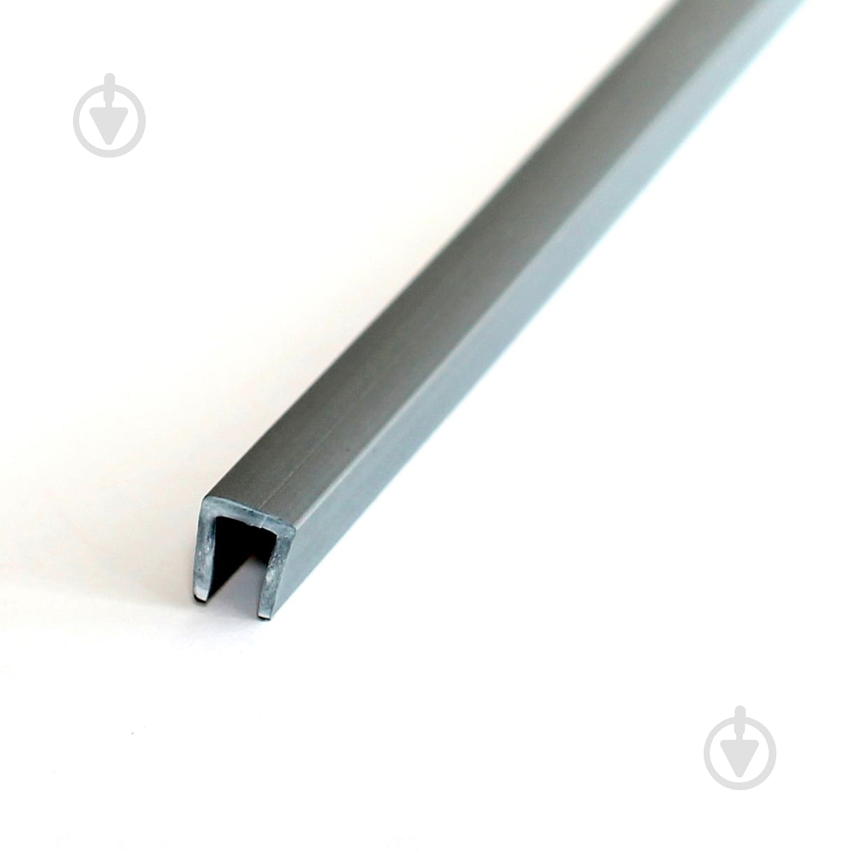 Профіль торцевий П-подібний 5 мм 2 м сірий - фото 1