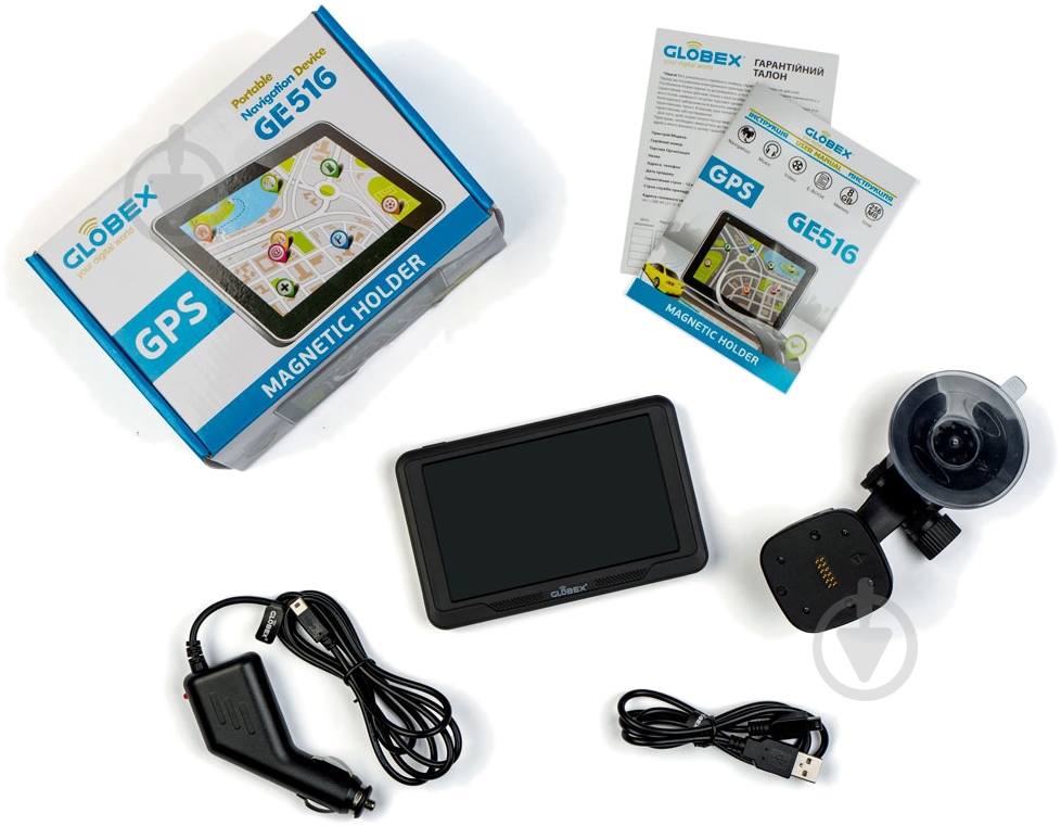 GPS-навигатор Globex GE 516 + ПО Navitel - фото 10