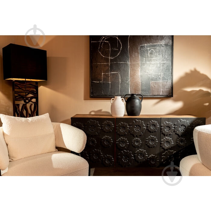 Ваза KARE Design Біа 31 см чорний 53878 - фото 6