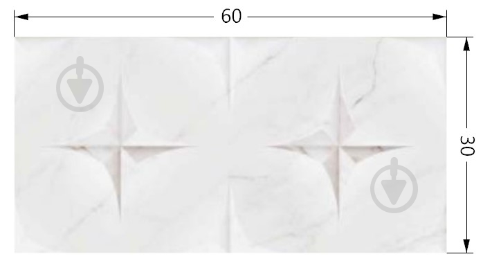 Плитка TABRIZ TILE Altea White Art 30x60 - фото 2 Плитка TABRIZ TILE Altea White Art 30x60 - фото 2