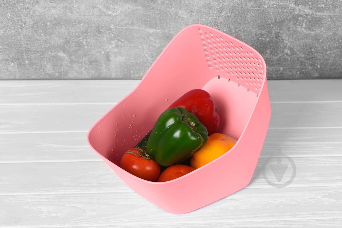 Миска с ситом Ardesto Fresh AR1601PP - фото 3 Миска с ситом Ardesto Fresh AR1601PP - фото 3