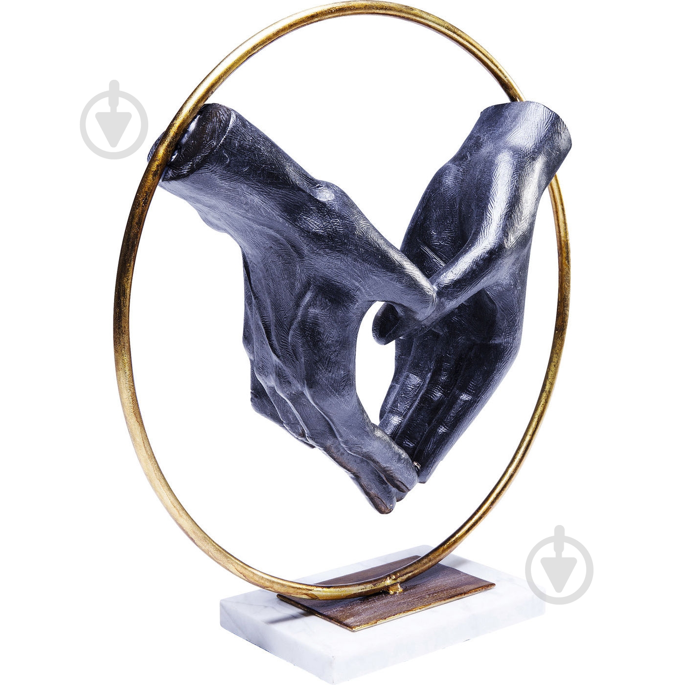 Статуэтка декоративная KARE Design Heart Hand 34х32 см бронзовый - фото 2 Статуэтка декоративная KARE Design Heart Hand 34х32 см бронзовый - фото 2
