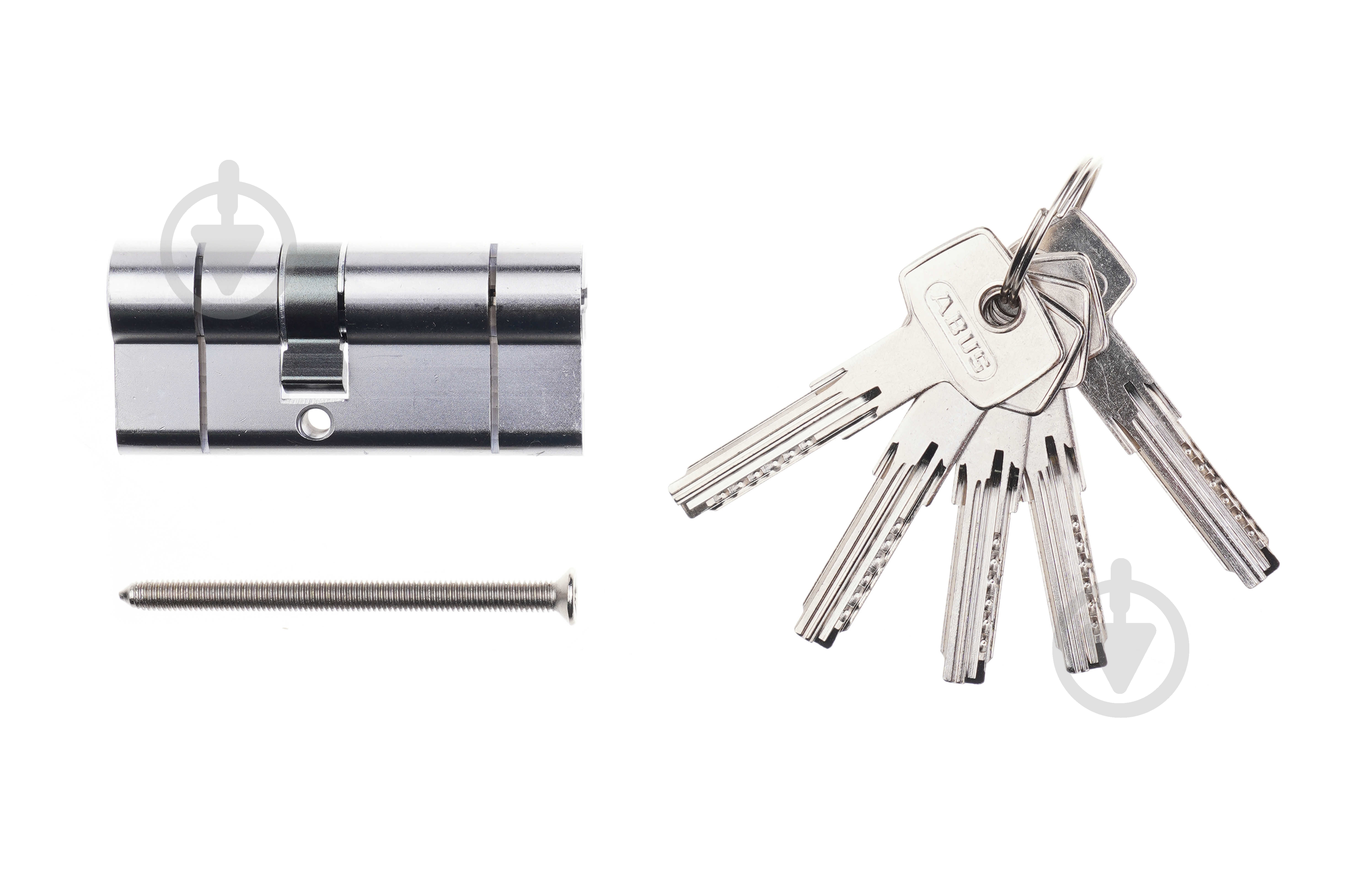 Цилиндр Abus D6PS 50x30 ключ-ключ 80 мм матовый никель - фото 3 Цилиндр Abus D6PS 50x30 ключ-ключ 80 мм матовый никель - фото 3