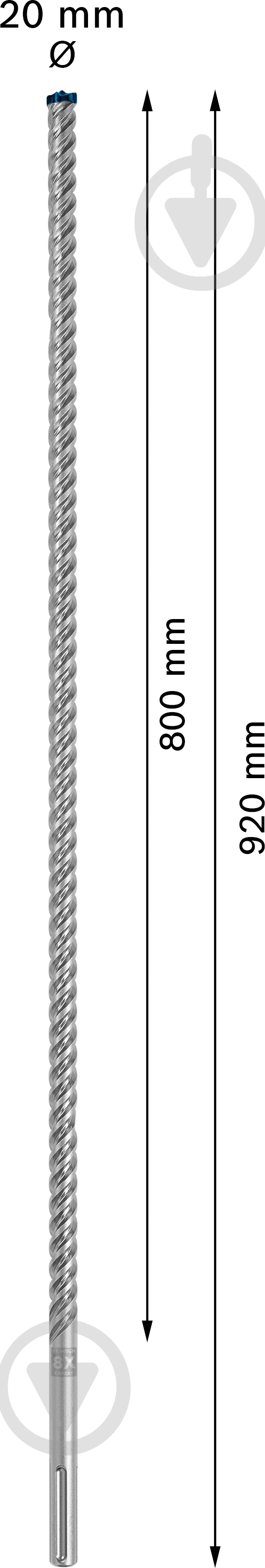 Бур Bosch SDS-max 20x920 мм 1 шт. 2608900231 - фото 2