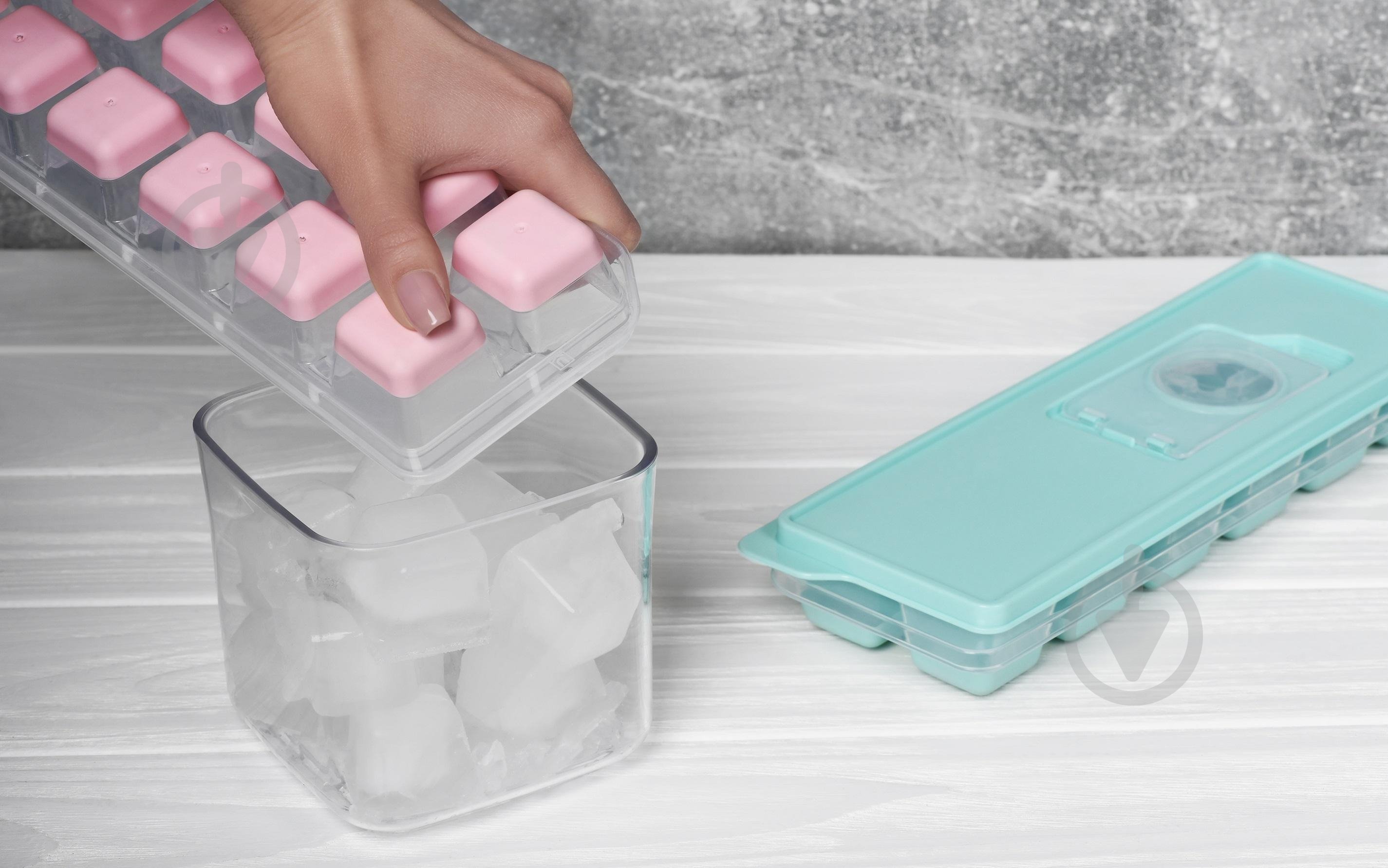 Форма для льда Ardesto Fresh 27 см голубая AR1101TP - фото 4