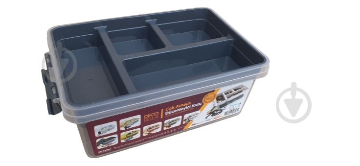 Контейнер-органайзер Omak Plastik 50843 210x310x210 мм - фото 3