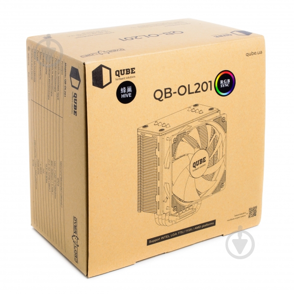 Процессорный кулер QUBE QB-OL201 - фото 3 Процессорный кулер QUBE QB-OL201 - фото 3