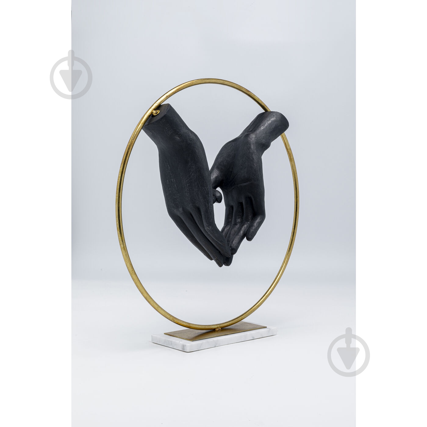 Статуэтка декоративная KARE Design Heart Hand 62х60 см бронзовый - фото 2