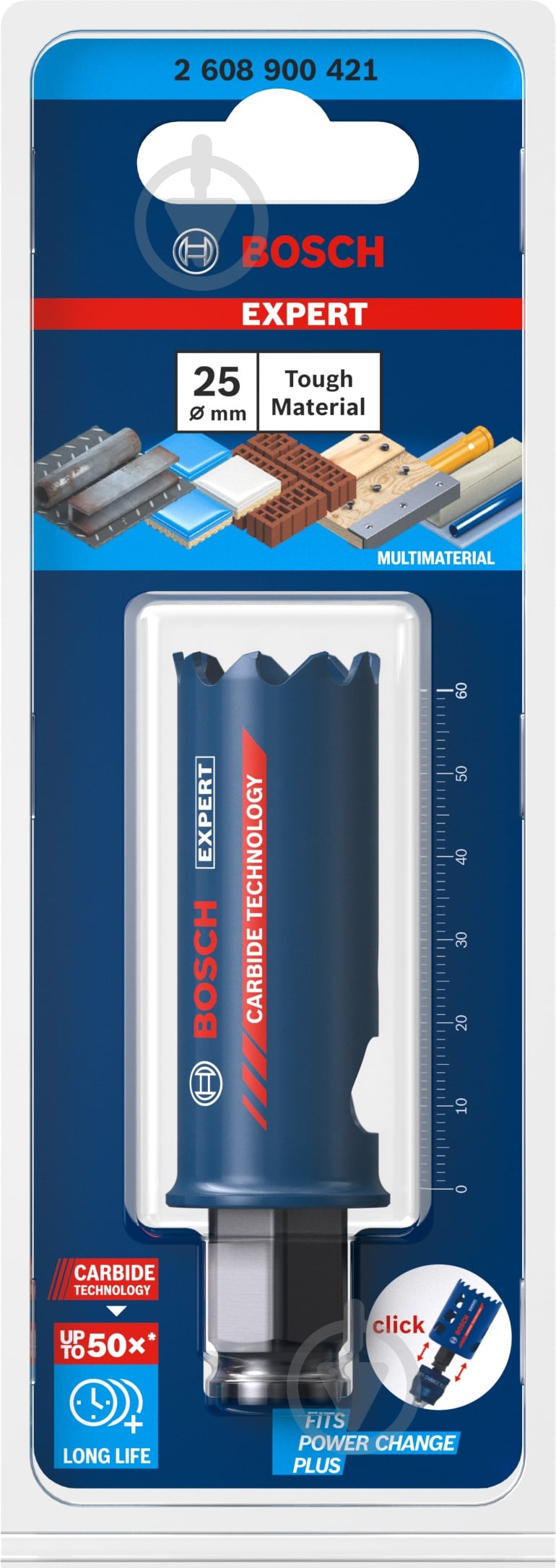 Коронка Bosch EXPERT Multi Material PC Plus 25 мм 2608900421 - фото 2