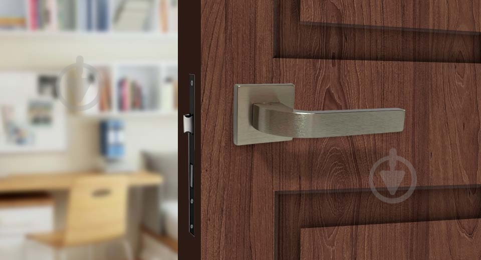 Ручка на розетке Ilavio 376 матовый никель - фото 4