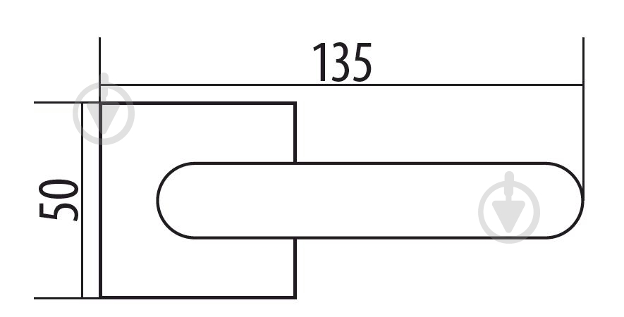 Ручка на розетке Ilavio 376 матовый никель - фото 2