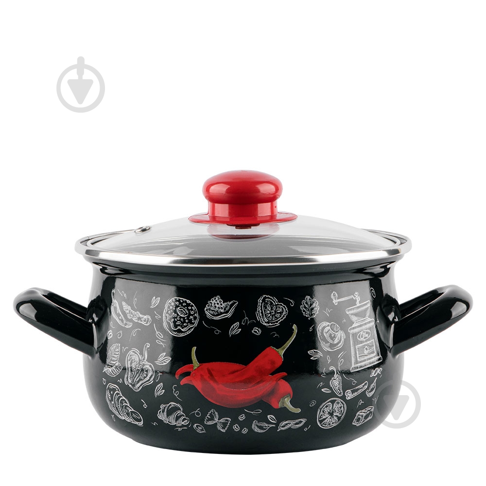 Набор кастрюль Gusto Перчинка 2,1 л/3,1 л/4 л (GT-T-3-P) - фото 2 Набор кастрюль Gusto Перчинка 2,1 л/3,1 л/4 л (GT-T-3-P) - фото 2