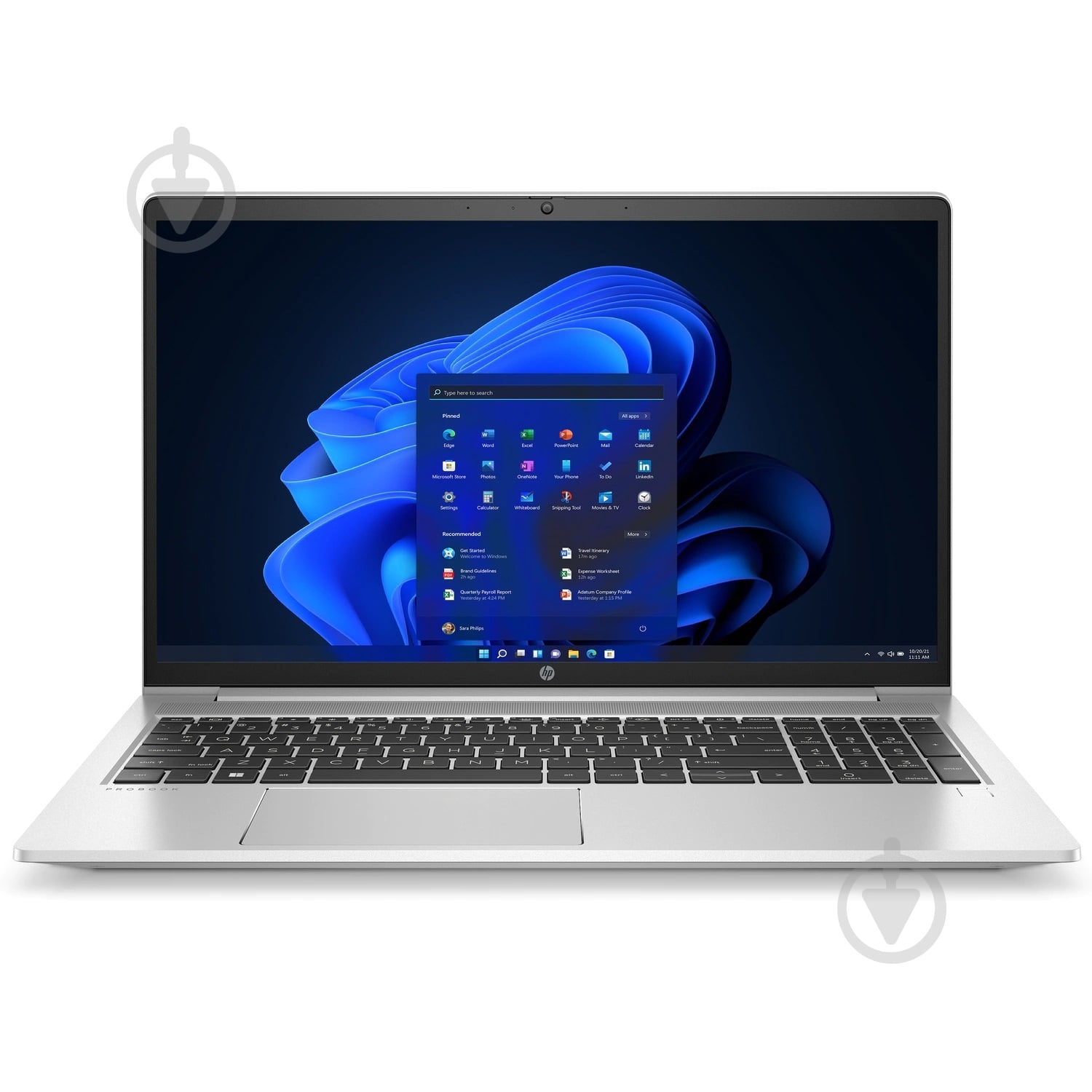 Ноутбук HP ProBook 450 G9 15,6" (724Q1EA) silver - фото 1