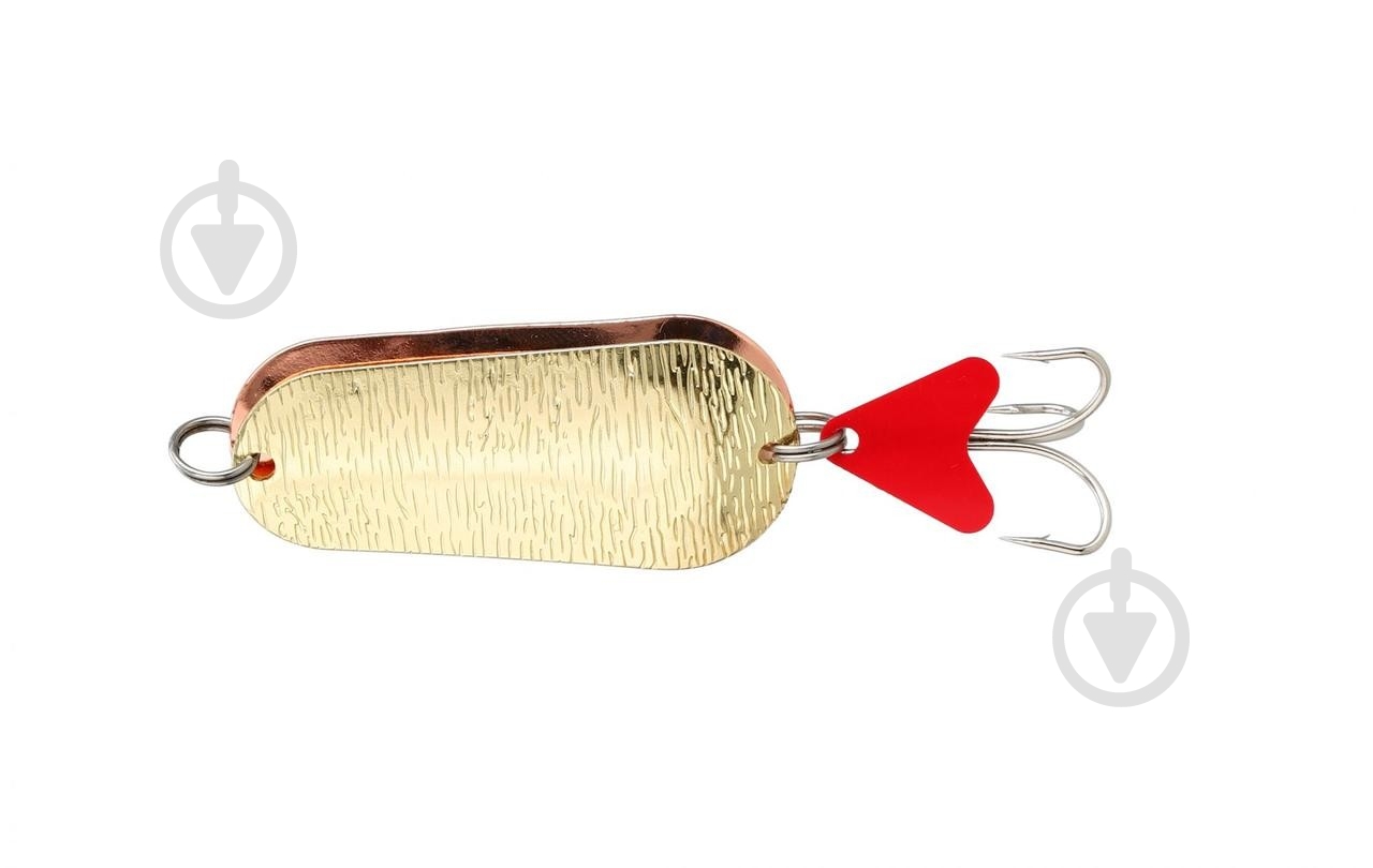 Блесна-колебалка Mikado 25 г TRYTHON DOUBLE № 4 gold/copper - фото 1